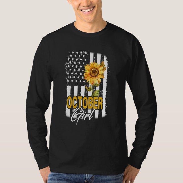 T-shirt Octobre Drapeau 50e Anniversaire 40e Anniversaire  (Devant)
