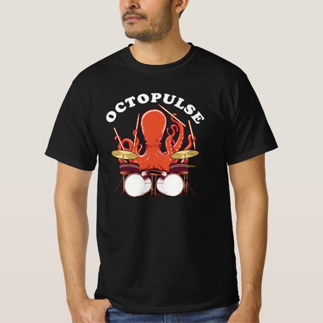 T-shirt Octopulse | Batteur Octopus (Devant)