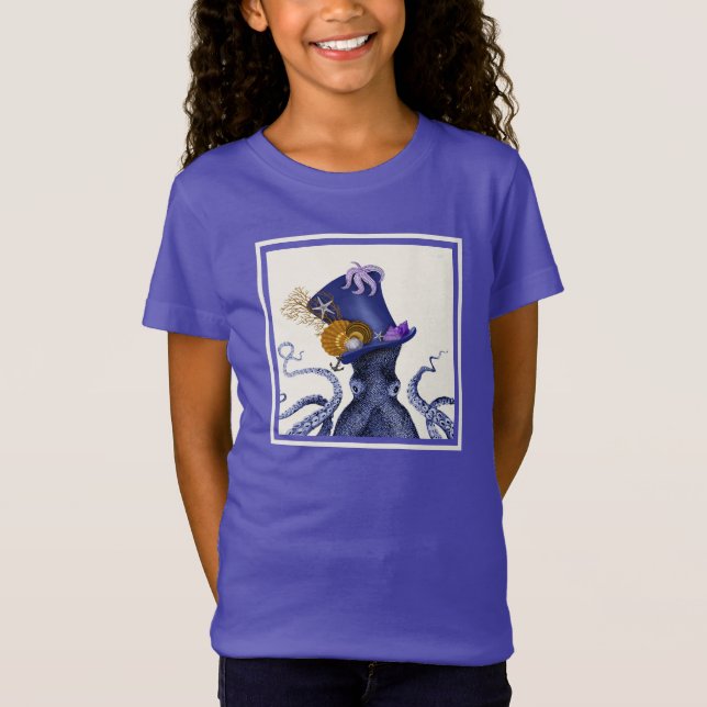 T-Shirt Octopus avec Casquette nautique (Devant)