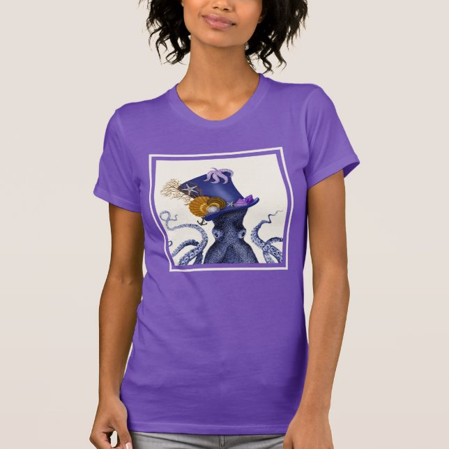 T-shirt Octopus avec Casquette nautique (Devant)