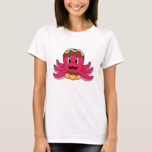 T-shirt Octopus avec gâteau