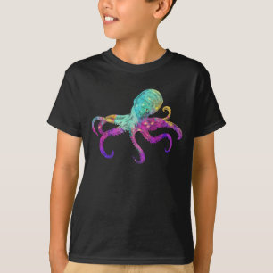 T-shirt Octopus Coloré Kraken Sea Animal Art