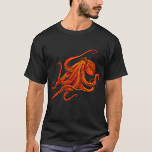 T-shirt Octopus Cool Hip Graphic Shirt Design