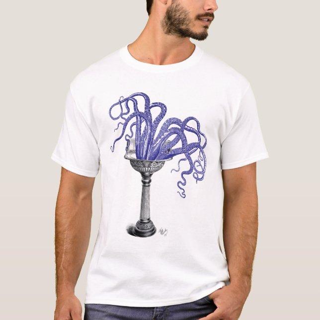 T-shirt Octopus dans l'évier (Devant)
