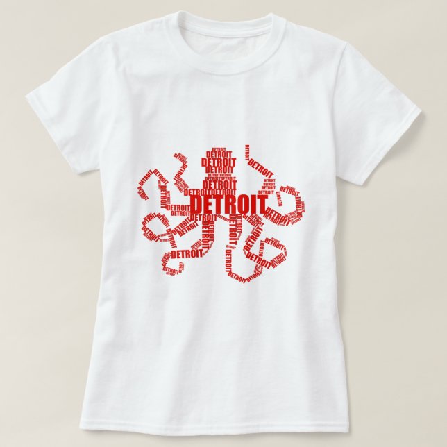 T-shirt Octopus de Détroit (Design devant)