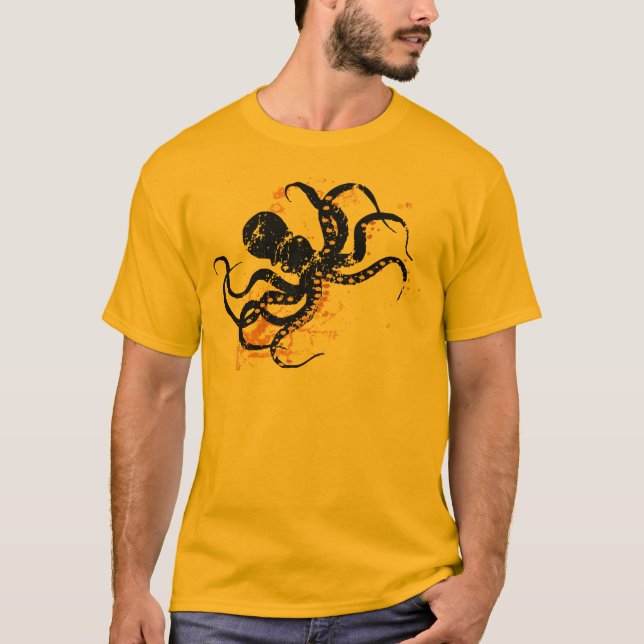 T-shirt Octopus fou (Devant)