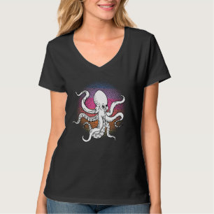 T-shirt Octopus Kraken Tentacles Marine Biologie Animal Oc