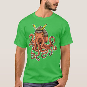 T-shirt Octopus Samurai Arts martiaux