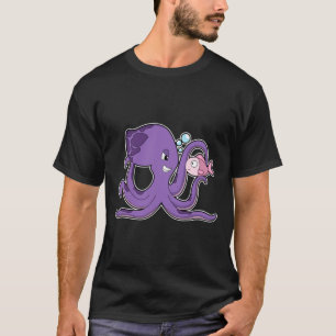 T-shirt Octopus with Fish
