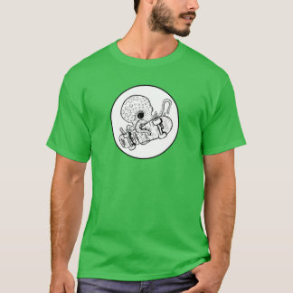T-shirt Octoskate 1 - Octopus en skateboard