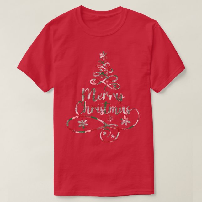 T-shirt oD61 Arbre de Noël Joyeux Noël Vibes de Noël déc (Design devant)