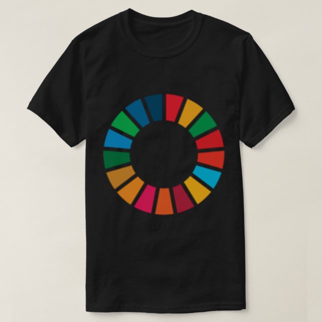 T-shirt ODD de l'ONU Objectifs mondiaux de l'ONU Logo Sust (Design devant)
