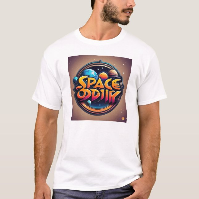 T-shirt Oddolution spatiale par Oddball Cow (Devant)