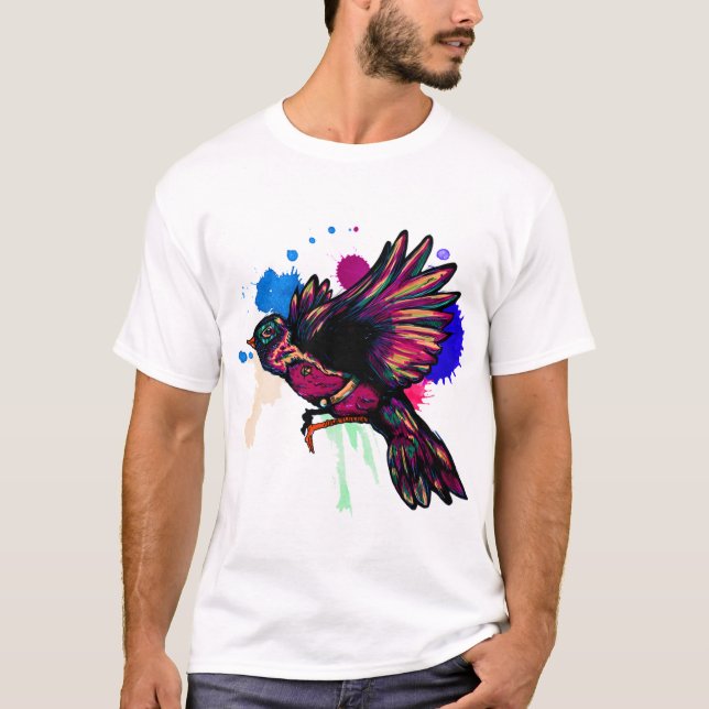 T-shirt Ode to Robin (Devant)