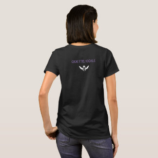 T-shirt ODETTE/Odile "mouche à la future" pièce en t