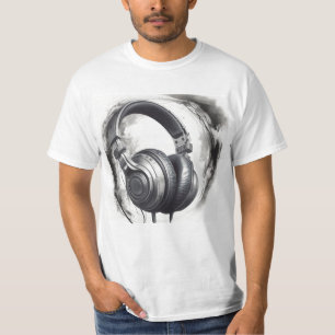 T-shirt Odeur musicale pour écouteurs