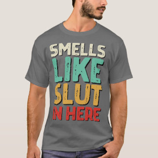 T-shirt Odeurs Comme Dans Ici Offensive Amusante Humour Ad
