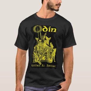 T-shirt ODIN ! Or sur le noir