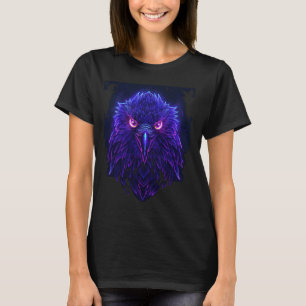 T-shirt Odin Raven en violet Celtique Viking Valhalla Paga