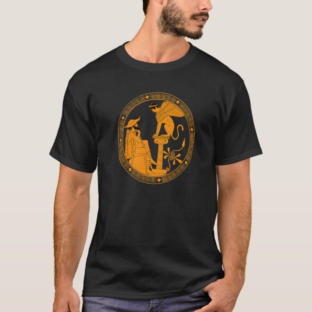 T-shirt Oedipus et le Sphinx (Devant)