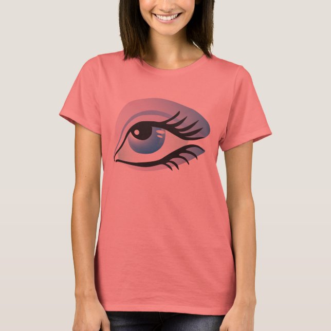T-shirt oeil bleu (Devant)