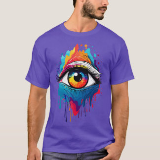 T-shirt Oeil coloré