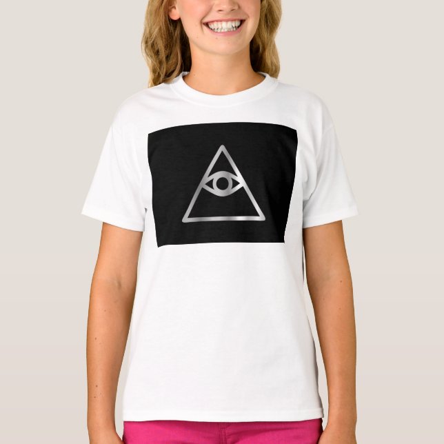 T-shirt Oeil de cao Dai d'icône religieuse de Providence (Devant)