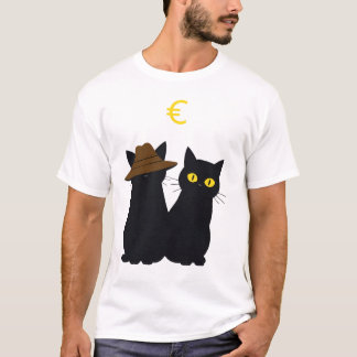 T-shirt Oeil de cats noirs