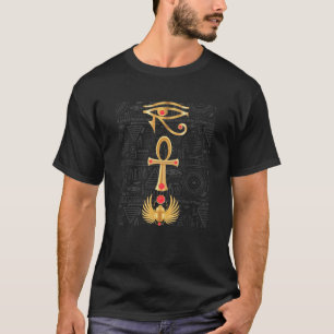 T-shirt Oeil de Horus Ankh Scarab Egypte ancienne