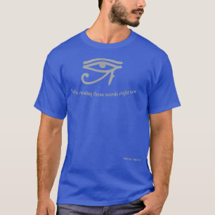 T-shirt OEil de HorusDieuAmusant Spirituel TAdvaita