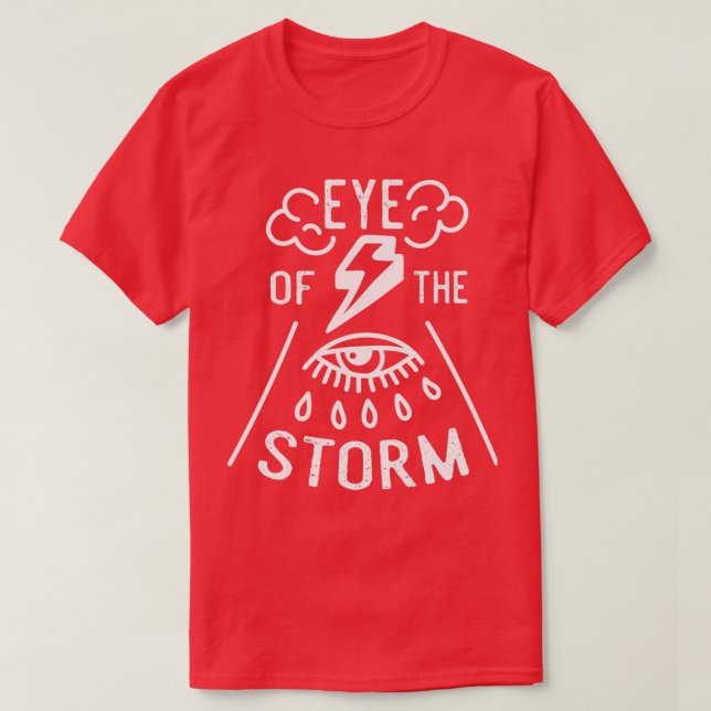 T-shirt Oeil de la tempête (Design devant)