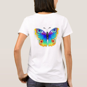 T-shirt Oeil de paon arc-en-ciel