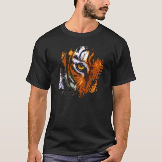 T-SHIRT OEIL DE TIGRE (Devant)