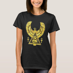 T-shirt Œil d'Horus Symbole égyptien et l'œil de la pyrami