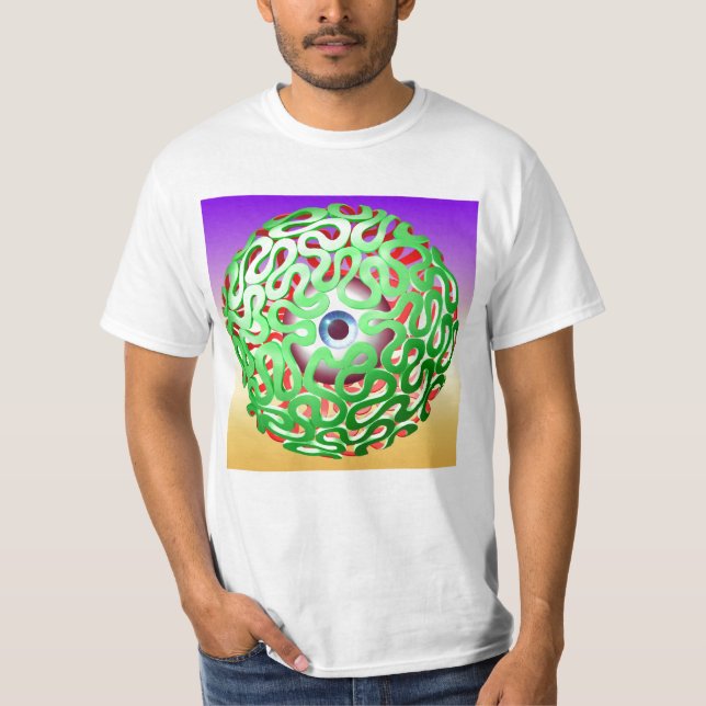 T-shirt oeil-labyrinthe (Devant)