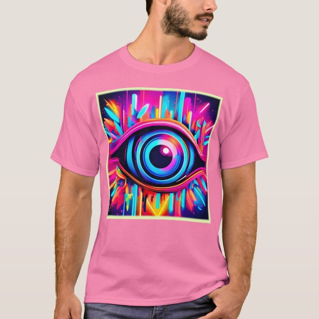 T-shirt OEil psychédélique (Devant)