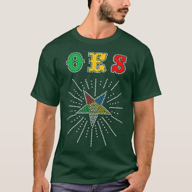 T-shirt OES Star Shining Ordre du jour des Etoiles orienta (Devant)