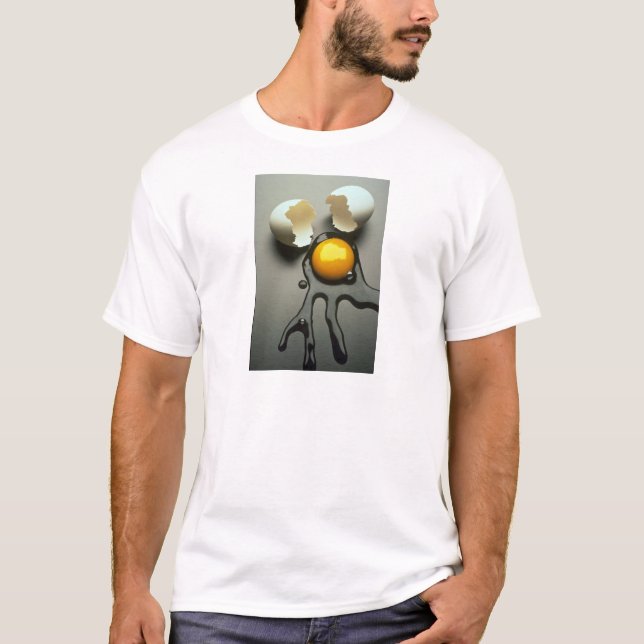 T-shirt Oeuf cassé délicieux (Devant)