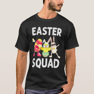 T-shirt Œuf de lapin Dabbing Pâques Équipe de poulet pour