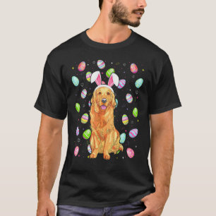 T-shirt Œuf de Pâques Chien Retriever Doré Drôle de Dimanc