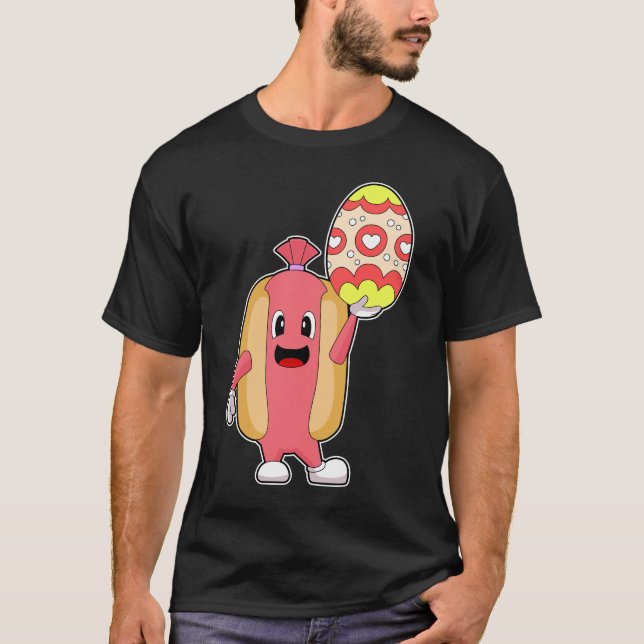 T-shirt OEuf de Pâques de Hotdog (Devant)