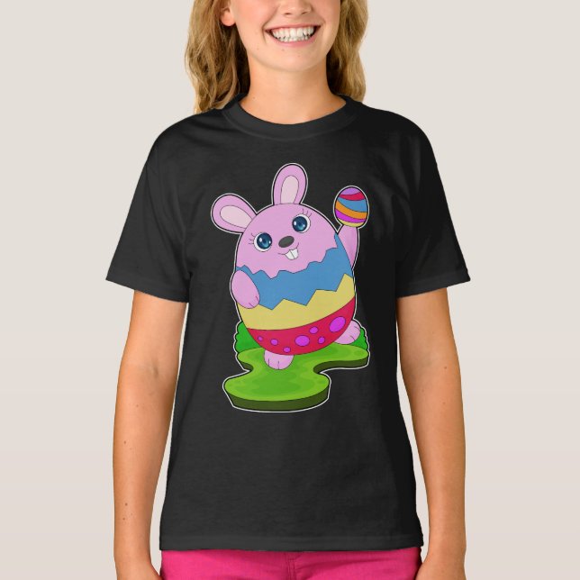 T-shirt OEuf de Pâques de Lapin (Devant)