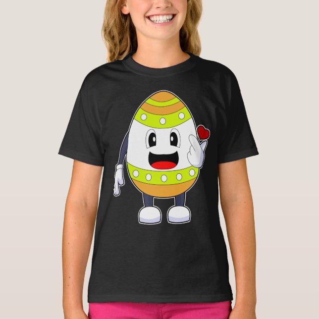 T-shirt OEuf de Pâques de Lapin (Devant)