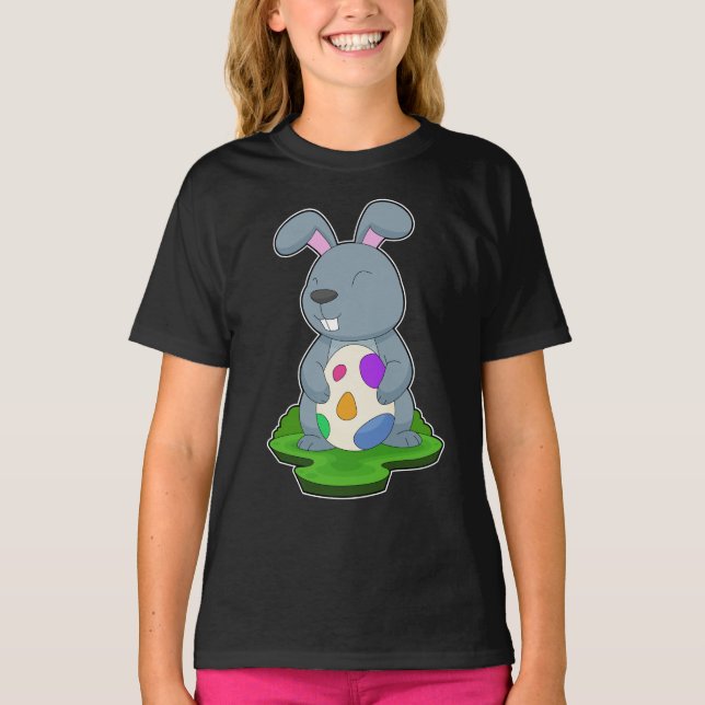 T-shirt OEuf de Pâques de Lapin (Devant)