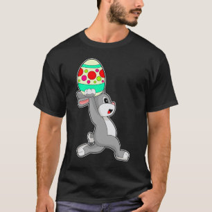 T-shirt OEuf de Pâques de lapin Courir