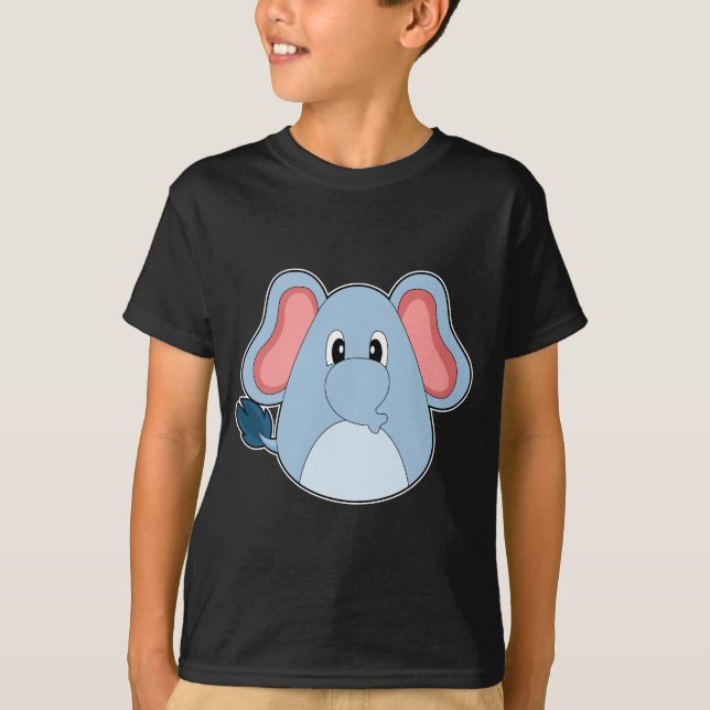 T-shirt OEuf de Pâques éléphant (Devant)