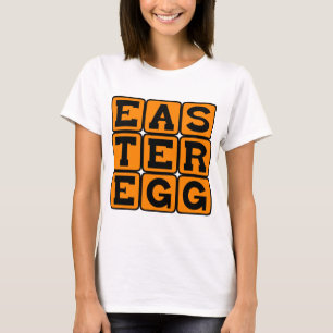 T-shirt Œuf de Pâques, friandise cachée