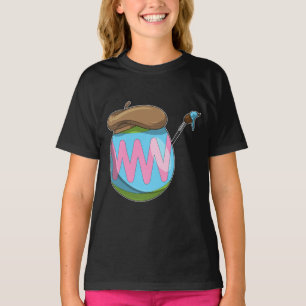 T-shirt OEuf de Pâques Peinture de Pâques Pinceau