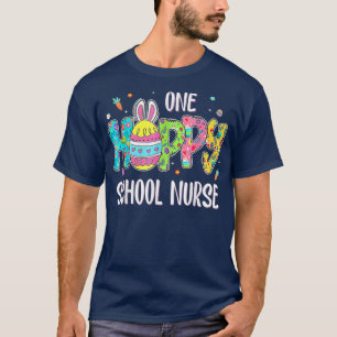 T-shirt Oeuf de Pâques Un Hobby Hoppy École Nurse Bunny Es