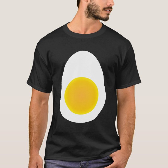 T-shirt Oeuf Dur Dur En Bouillie Oeuf Costume Halloween Et (Devant)